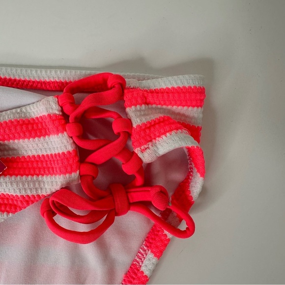 Nwt Xhilaration women’s white and pink bikini bottoms - Picture 2 of 6